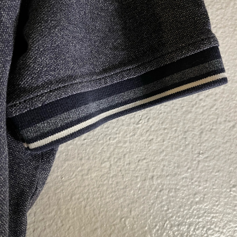 Nautica Men's Navy Blue Polo Shirt, Business Casual Collared Dress Shirt - Picture 8 of 9